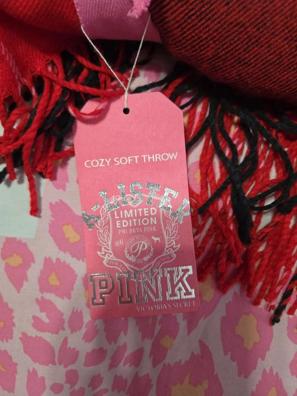 Victoria's Secret PINK VINTAGE RARE NWT BLANKET!